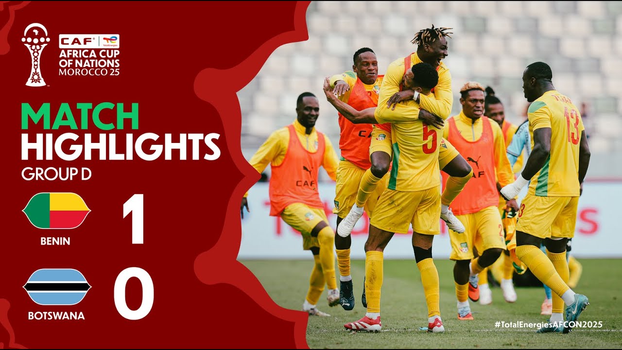 You are currently viewing HIGHLIGHTS | Benin 🆚 Botswana | #TotalEnergiesAFCON2025 – Group D
