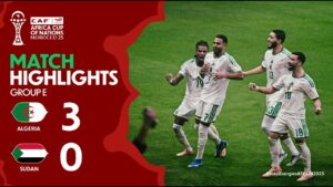Read more about the article HIGHLIGHTS | Algeria 🆚 Sudan | #TotalEnergiesAFCON2025 – Group E | ملخص مباراة الجزائر والسودان