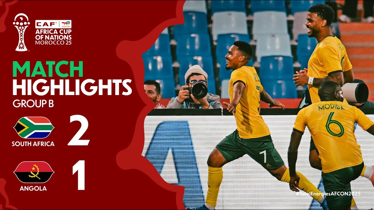 Read more about the article HIGHLIGHTS | South Africa 🆚 Angola | #TotalEnergiesAFCON2025 – Group B