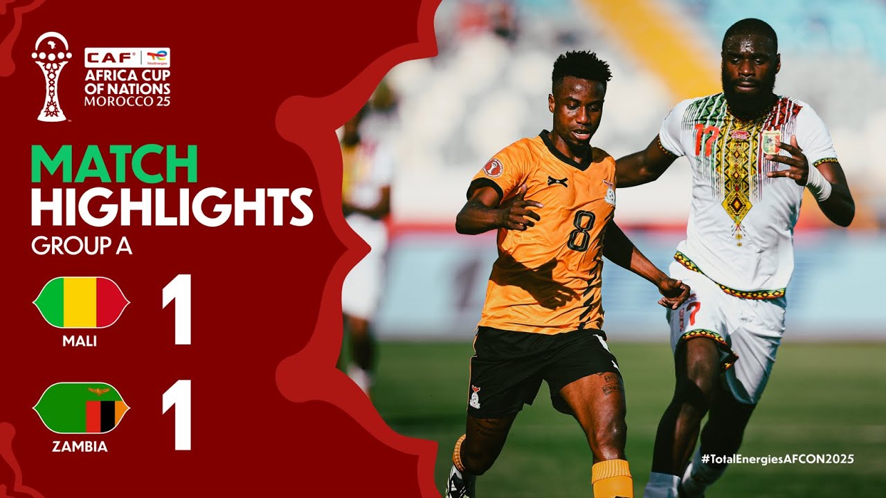 Read more about the article HIGHLIGHTS | Mali 🆚 Zambia | #TotalEnergiesAFCON2025 – Group A