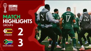 Read more about the article HIGHLIGHTS | Zimbabwe 🆚 South Africa | #TotalEnergiesAFCON2025 – Group B