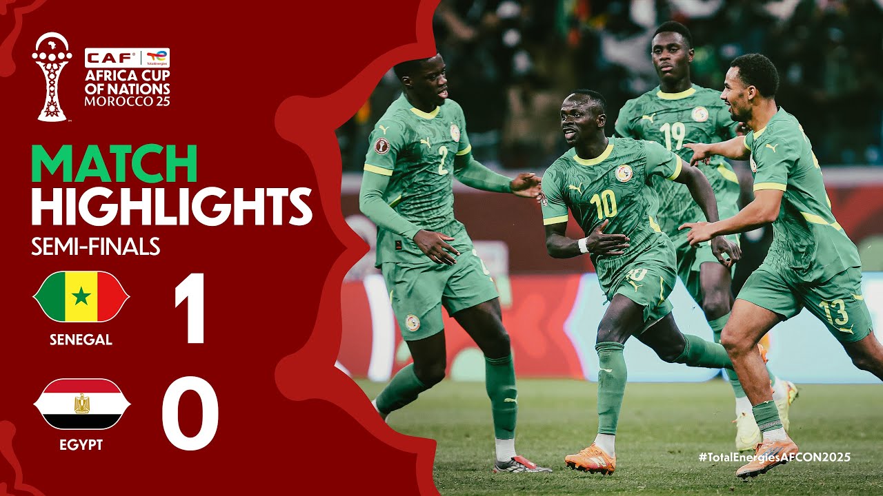 Read more about the article HIGHLIGHTS | Senegal 🆚 Egypt | #TotalEnergiesAFCON2025 – Semi-Finals | ملخص مباراة السنغال ومصر