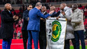 Read more about the article East Africa Officially Receives CAF Flag to Host AFCON 2027